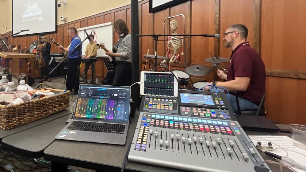 Live sound setup 2